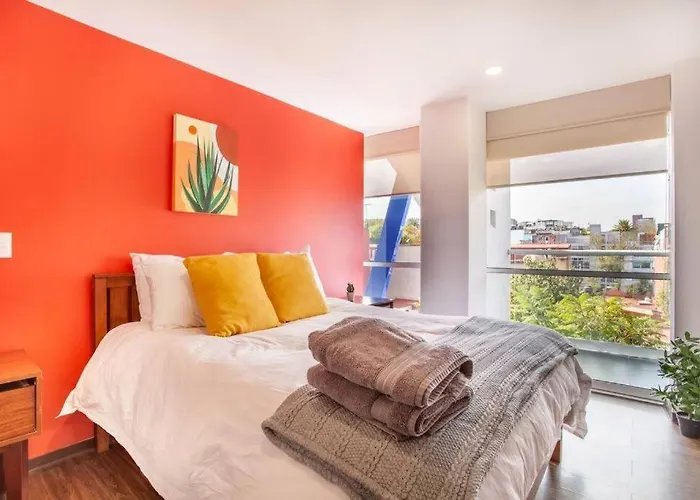 Aparthotel Corazon De Condesa 3 Departamentos - 200mbps Wifi, Roof, Gym Mexico City