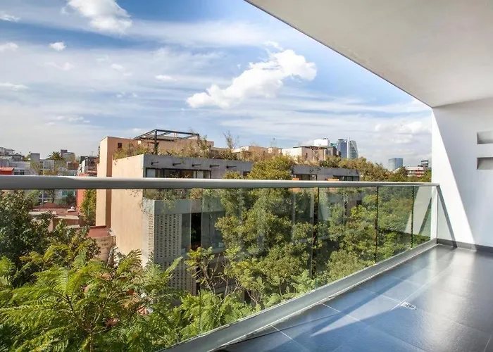 Aparthotel Corazon De Condesa 3 Departamentos - 200mbps Wifi, Roof, Gym