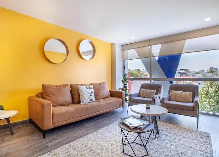 Corazon De Condesa 3 Departamentos - 200mbps Wifi, Roof, Gym Aparthotel 4*