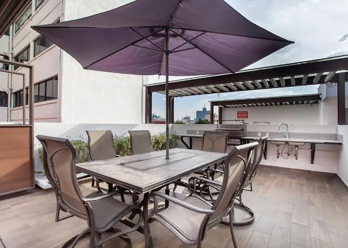 Aparthotel Corazon De Condesa 3 Departamentos - 200mbps Wifi, Roof, Gym 4*