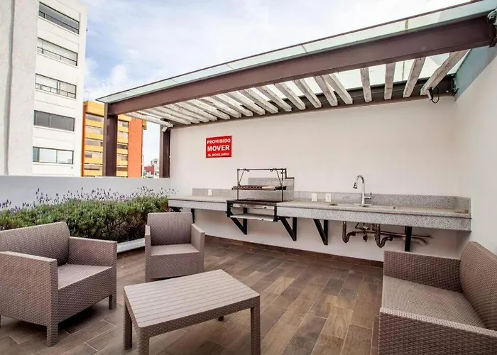 Corazon De Condesa 3 Departamentos - 200mbps Wifi, Roof, Gym Mexico City