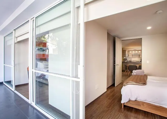 Aparthotel Corazon De Condesa 3 Departamentos - 200mbps Wifi, Roof, Gym 4*