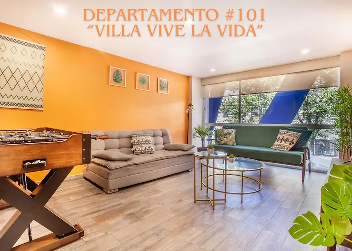 Corazon De Condesa 3 Departamentos - 200mbps Wifi, Roof, Gym Mexico City