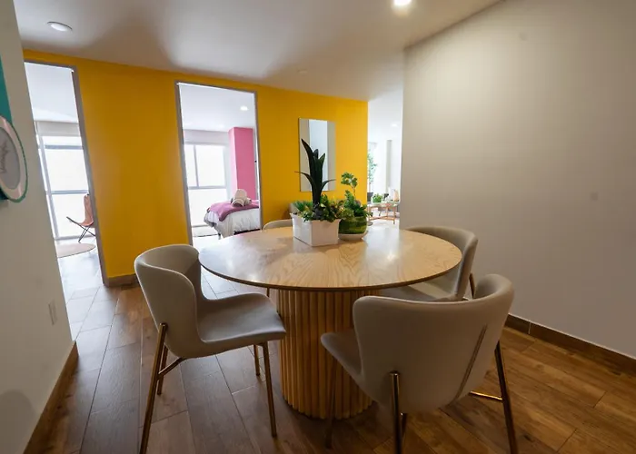 Aparthotel Corazon De Condesa 3 Departamentos - 200mbps Wifi, Roof, Gym