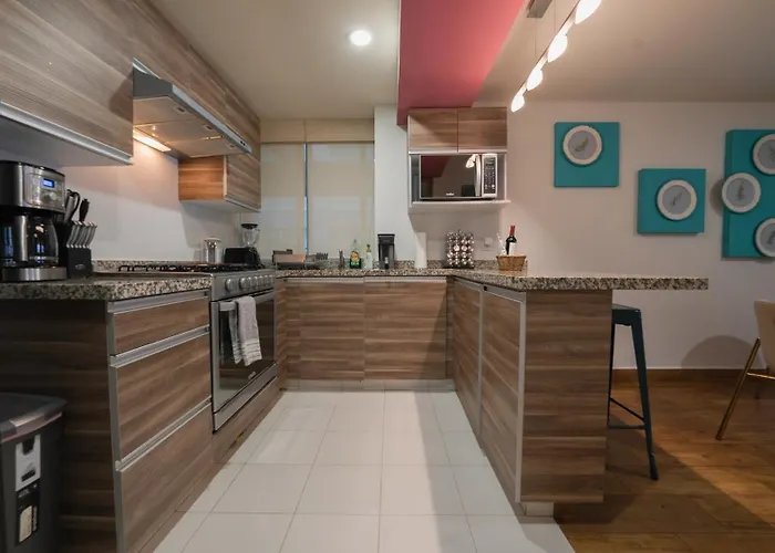 Corazon De Condesa 3 Departamentos - 200mbps Wifi, Roof, Gym Aparthotel Mexico City