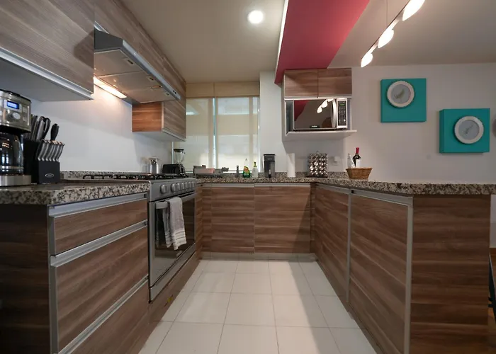 Aparthotel Corazon De Condesa 3 Departamentos - 200mbps Wifi, Roof, Gym 4*